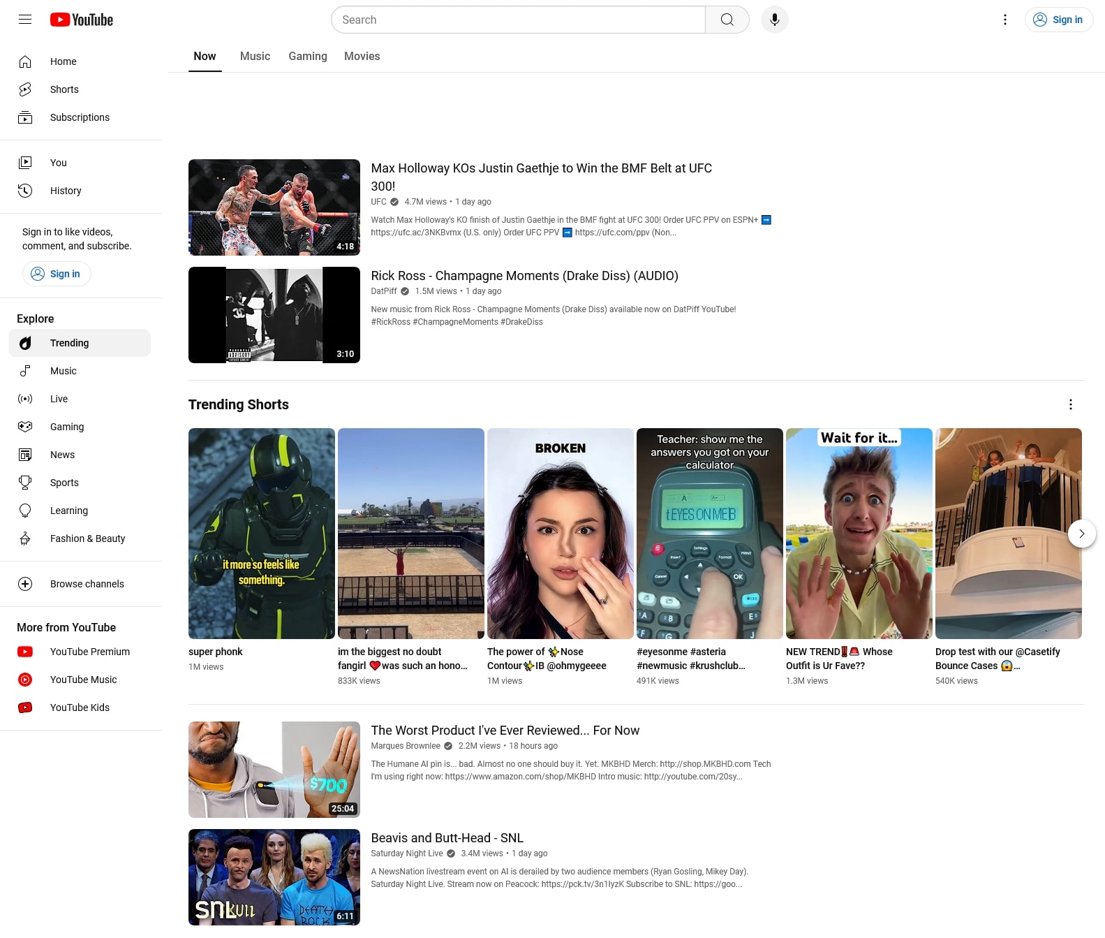 youtube website