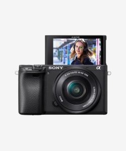 sony a6400 flip screen vlog camera