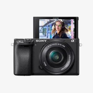 sony a6400 flip screen vlog camera