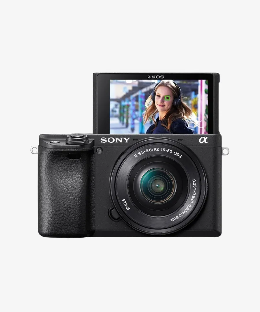 sony a6400 flip screen vlog camera