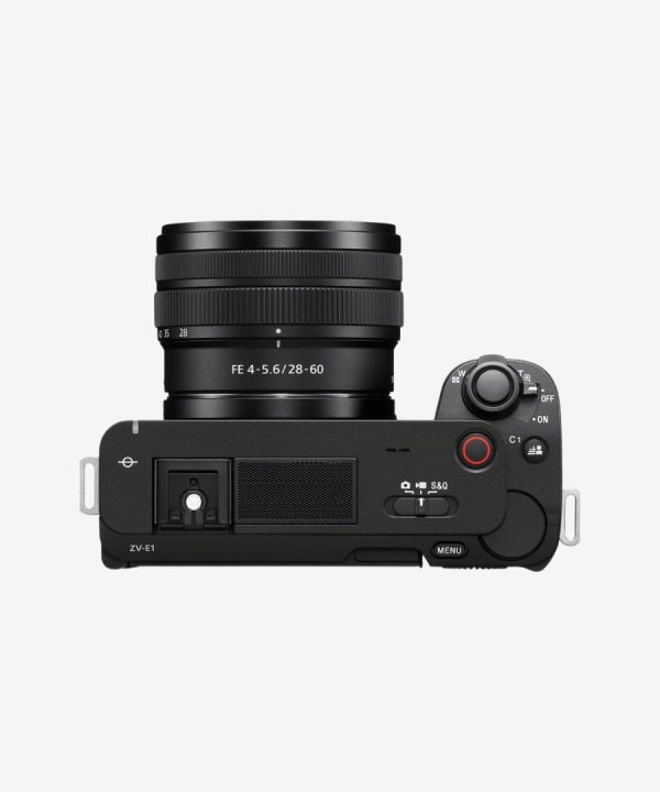 sony alpha zv-e1 camera with lens