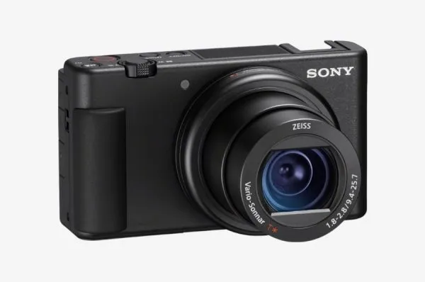Sony ZV-1 vlog camera with lens