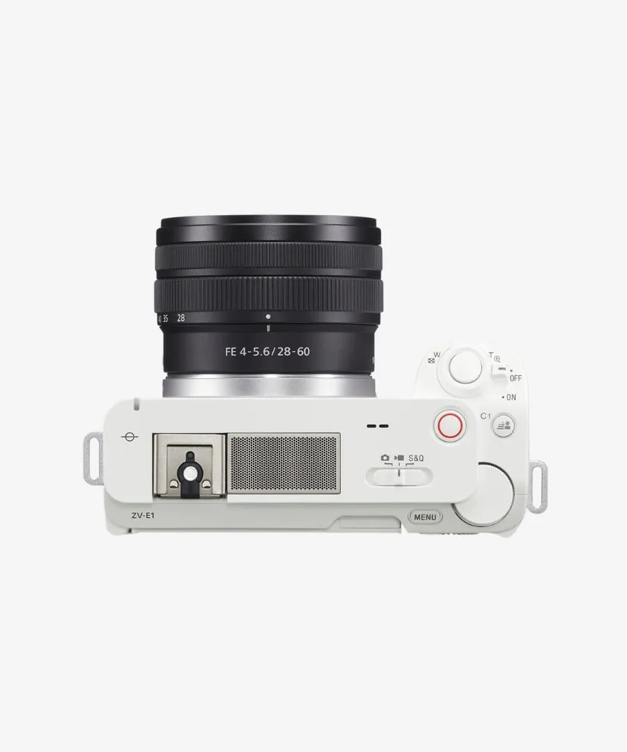 sony zv-e1 camera with lens